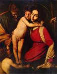 Микеланджело Меризи де Караваджо. Святое семейство с Иоанном Крестителем. Около 1604